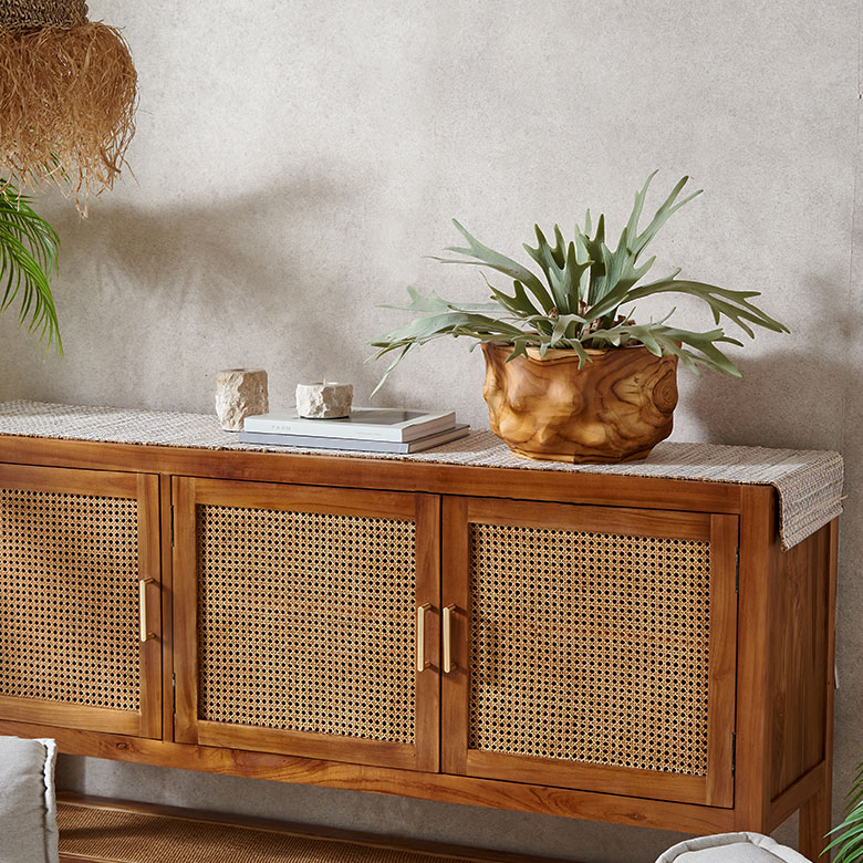 木彫りの木製マルチボウル（スパイク）