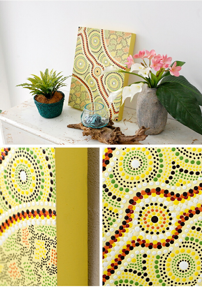 バリ島の荒野をモチーフにしたアジアンアート