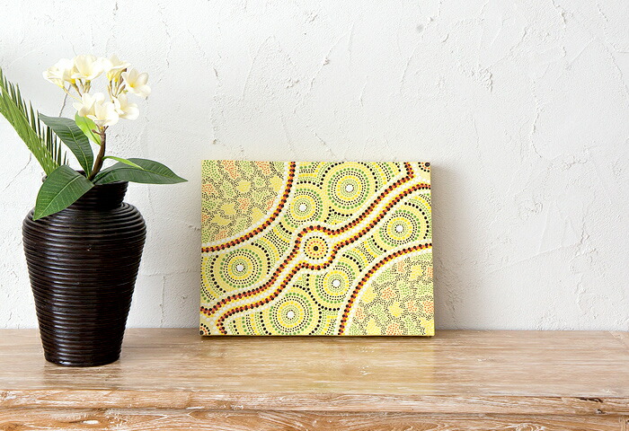 バリ島の荒野をモチーフにしたアジアンアート