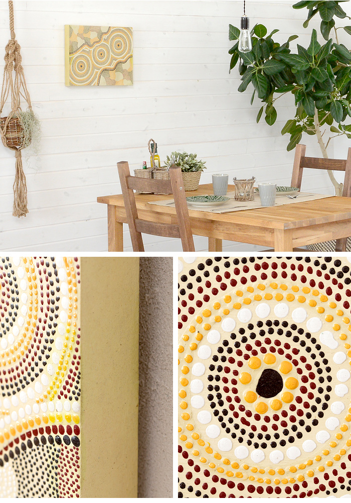 バリ島の荒野をモチーフにしたアジアンアート