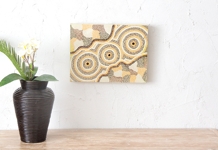 バリ島の荒野をモチーフにしたアジアンアート