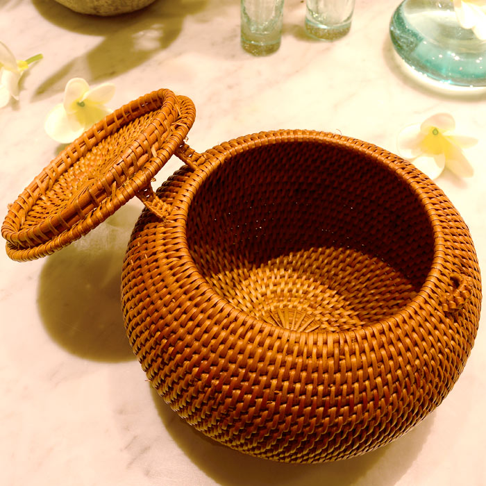 アタで編まれたボールケース[Lサイズ]