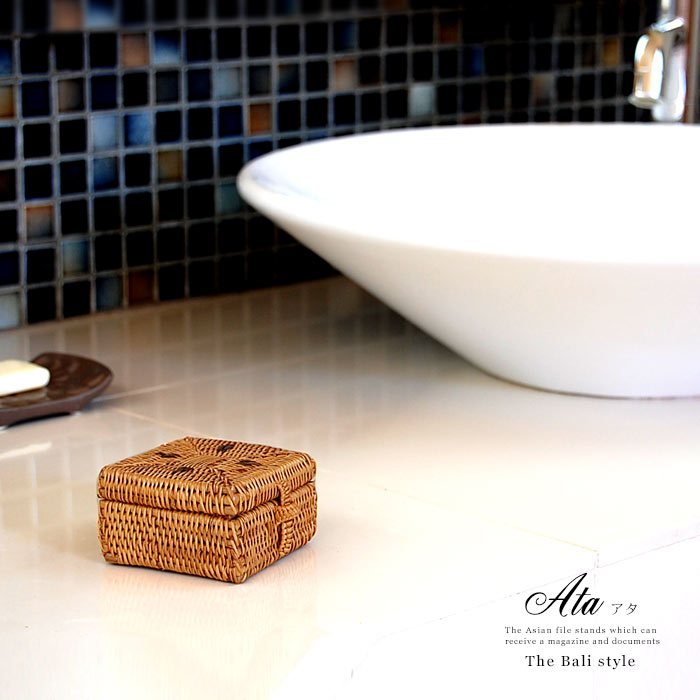 アタで編まれた波型デザインの収納ボックス 収納トレー かごトレイ 整理トレー 小物入れトレイ 収納バスケット 籠 カゴ かごバスケット 収納ケース 整理ボックス バリ 雑貨 アジア雑貨 アジアン雑貨 トレイ 整理整頓 整理ケース アジアン雑貨 バリ雑貨 アジア工房
