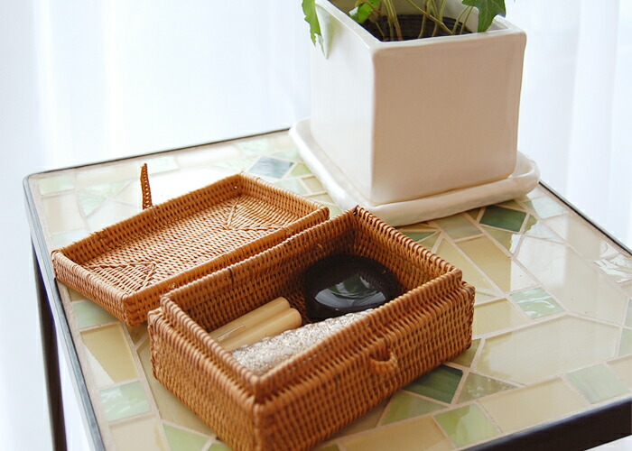 アタ製 アジアン フタつき小物入れ ミニケース 印鑑ケース タバコケース カードケース