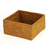 アタで編まれた四角い収納ボックス[Bタイプ]