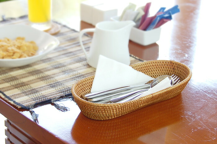 、天然素材バスケット、カゴバスケット、かごバスケット、アタ編みバスケット、アタかご、アタカゴ、アタ製バスケット、アタ編みカゴ、アタで編まれたバスケット、アジアンカトラリーケース