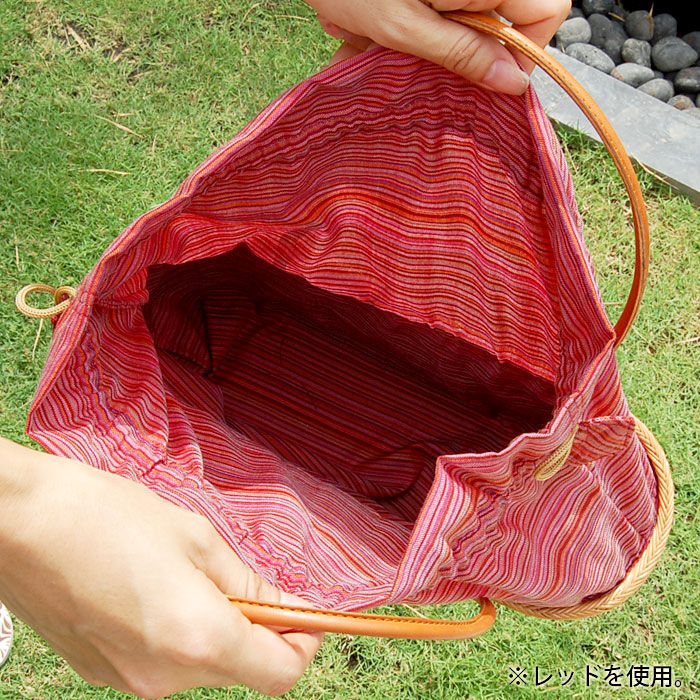アタ かごバッグ トートバッグ カゴバッグ 夏 アジアンバッグ バスケット