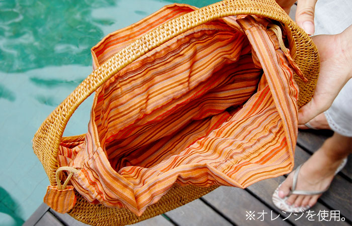 アタ かごバッグ トートバッグ カゴバッグ 夏 アジアンバッグ バスケット