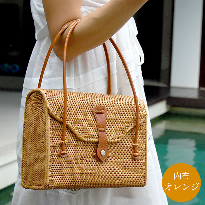 アタ かごバッグ トートバッグ カゴバッグ 夏 アジアンバッグ バスケット