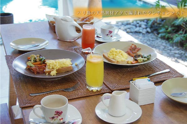 バリ島のランチョンマット