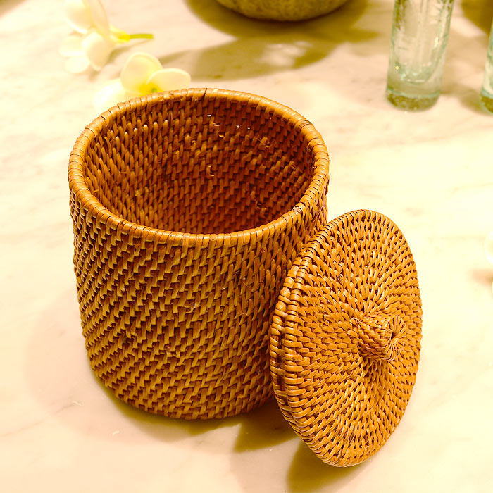 アタ製フタ付き筒型ケース[