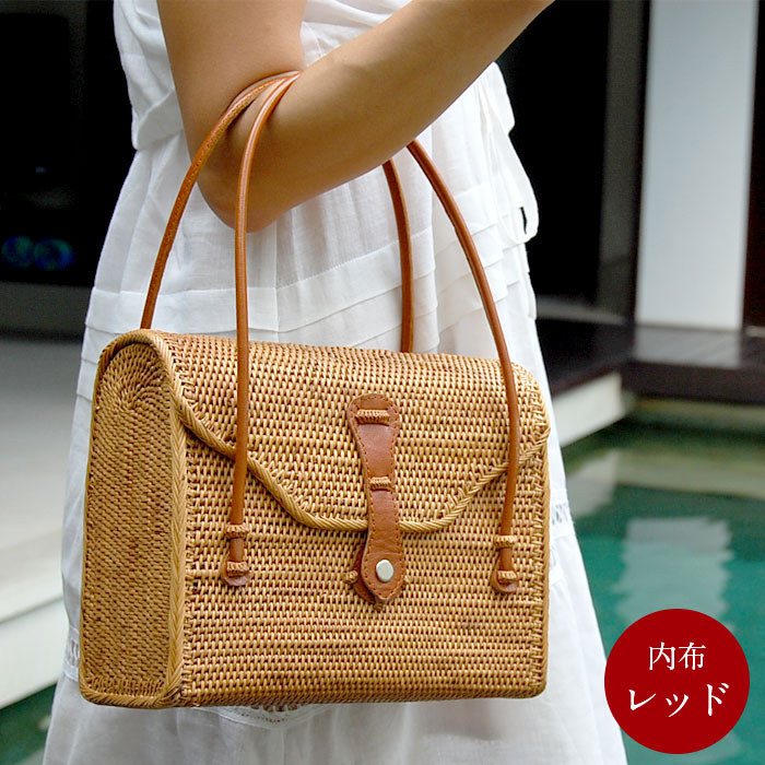 アタ かごバッグ トートバッグ カゴバッグ 夏 アジアンバッグ バスケット