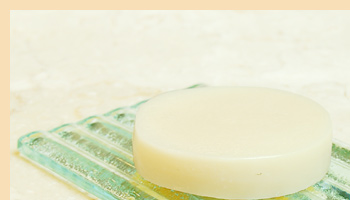 リゾート感を演出できるバリのソープディッシュ。