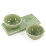 陶器のバスソルト入れ