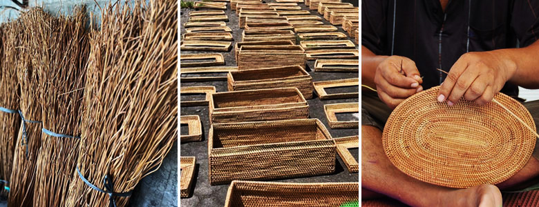 バリ伝統のアタ製品の特長