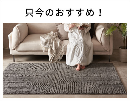 只今のおすすめラグ