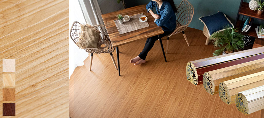 ウッドカーペット フローリングカーペット 床材 クッションフロア フロアタイル DIY リフォーム