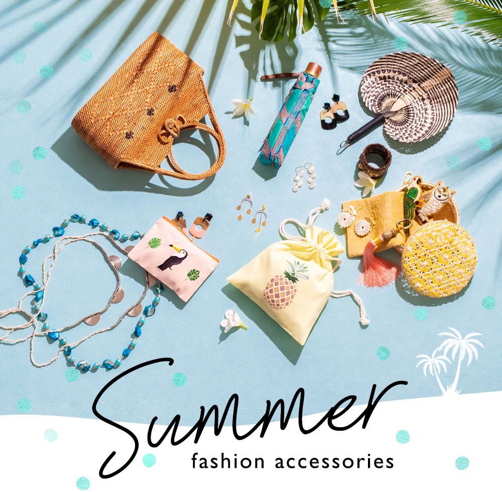 夏のファッション小物特集