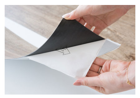 接着剤付きシールタイプ