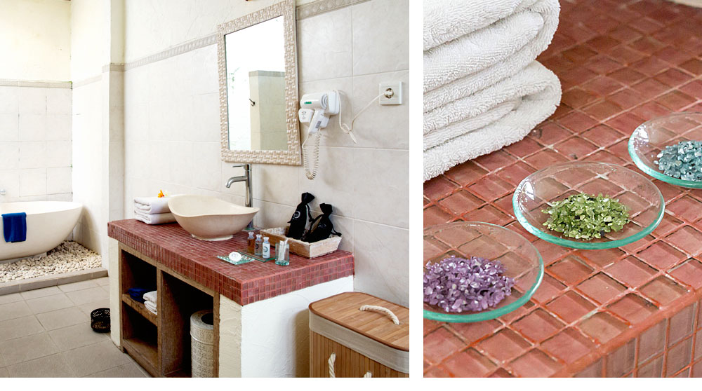 スパやエステサロンにインスパイアされたコーディネート。