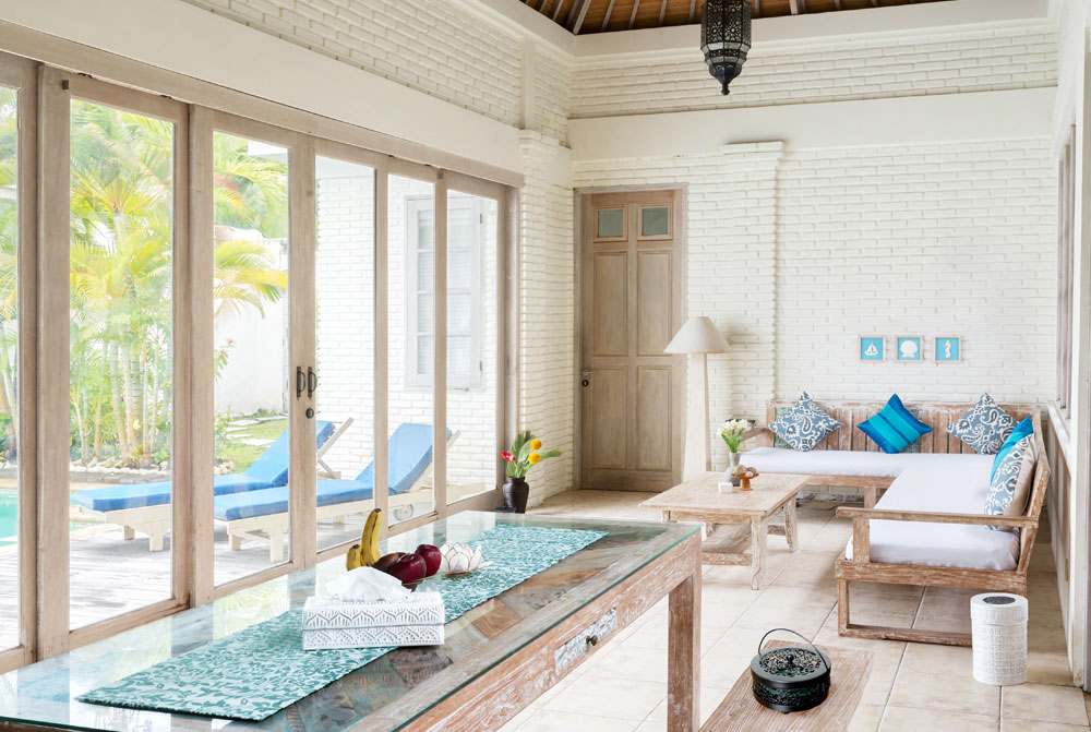 おすすめコーディネート実例。夏向きリゾートリビング。