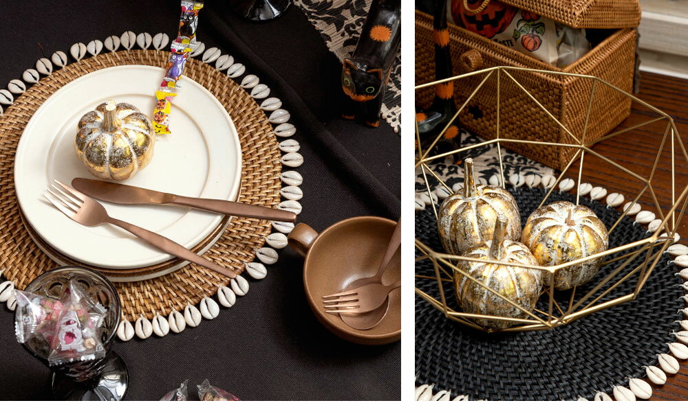 大人のハロウィン・コーディネートに仕上げてみました。