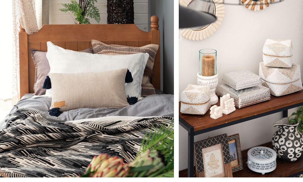 民族柄を取り入れて、個性が光るこだわりの一人暮らしルームに。