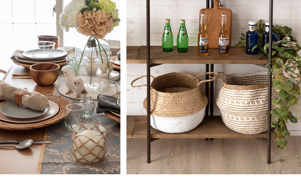 親しみやすいグリーンやウッドなどの自然素材