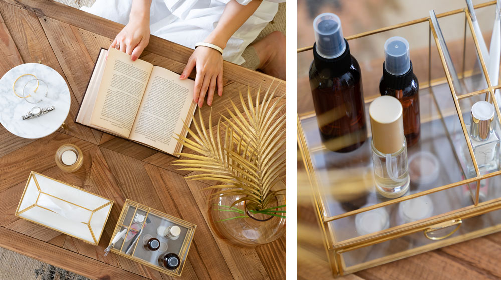 新生活コーディネートのリビングルームとダイニングルーム。