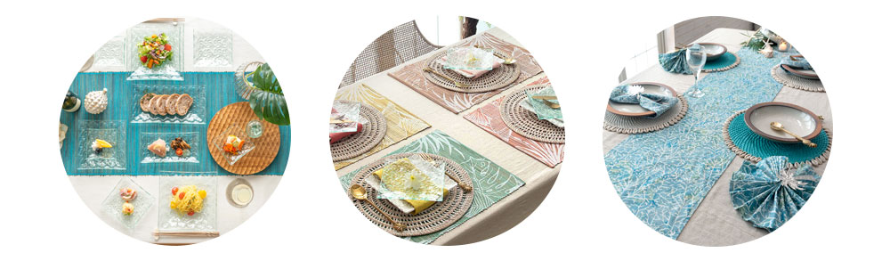 ���ޡ��������˥󥰡�summer dining �ơ��֥륳���ǥ��͡���