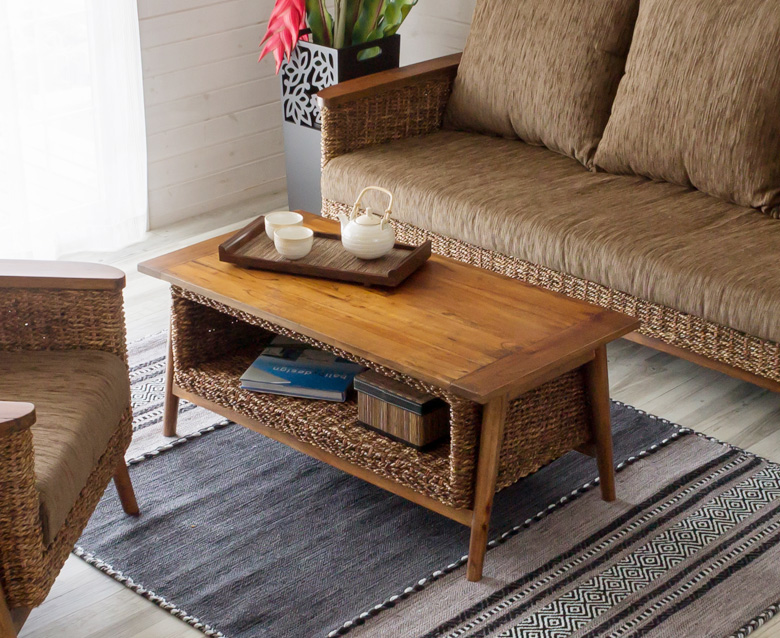 アバカ製コーヒーテーブル