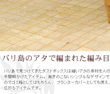 飽きのこないシンプルなデザインですので長く愛用でき、容量も大きいのでゴミ箱としてがもちろん、