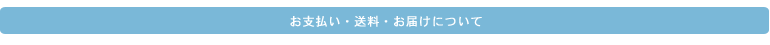 お支払い・送料・お届けについて