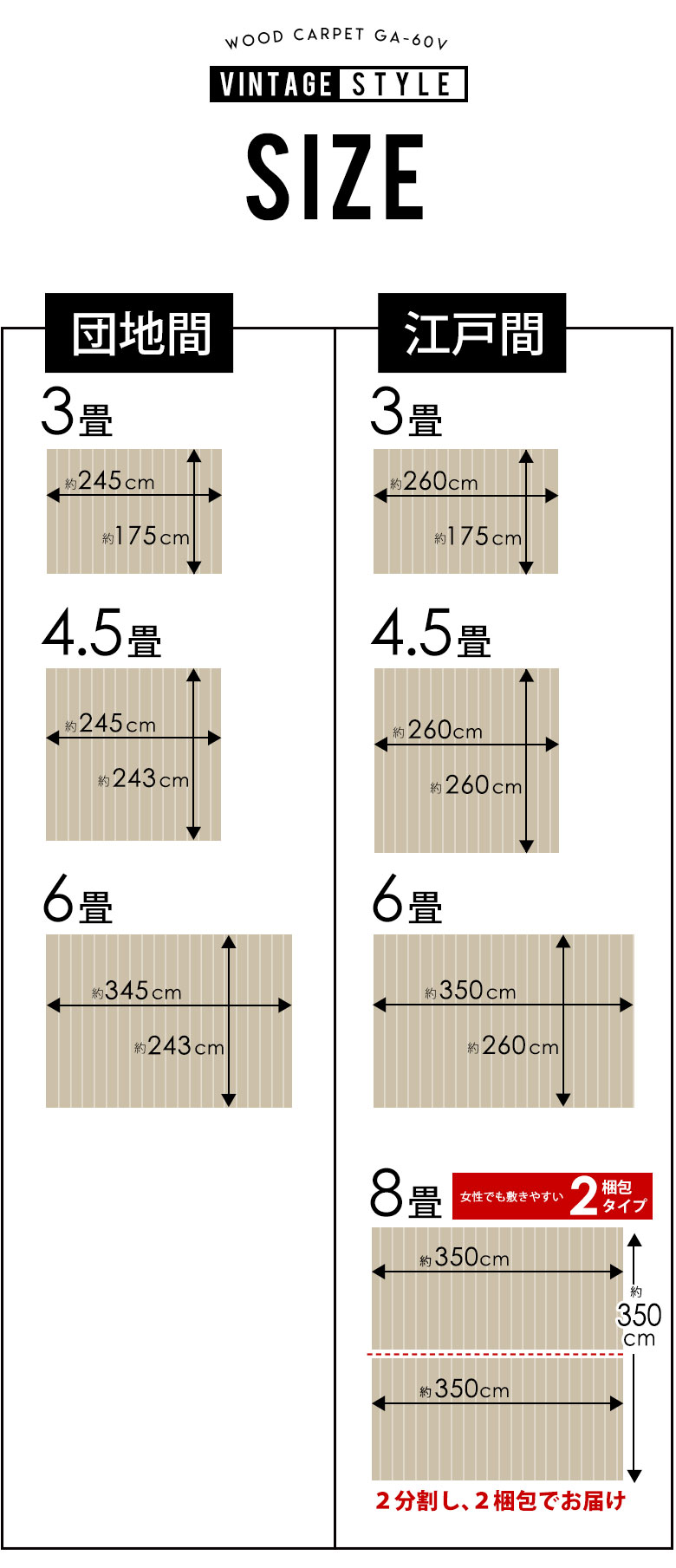 サイズバリエーション