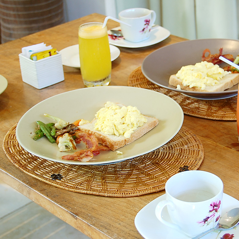 アタで編まれたランチョンマット アジアン バリ アジアン雑貨