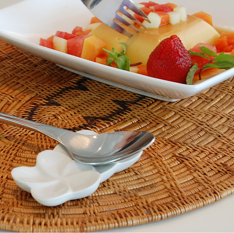 アタで編まれたランチョンマット アジアン バリ アジアン雑貨