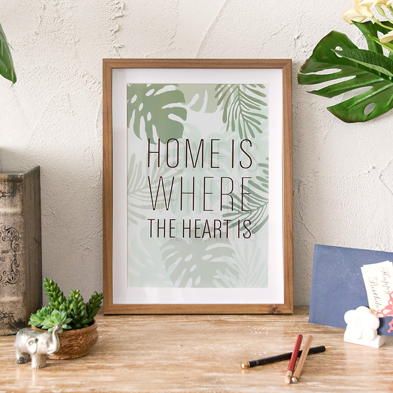 モンステラ額縁