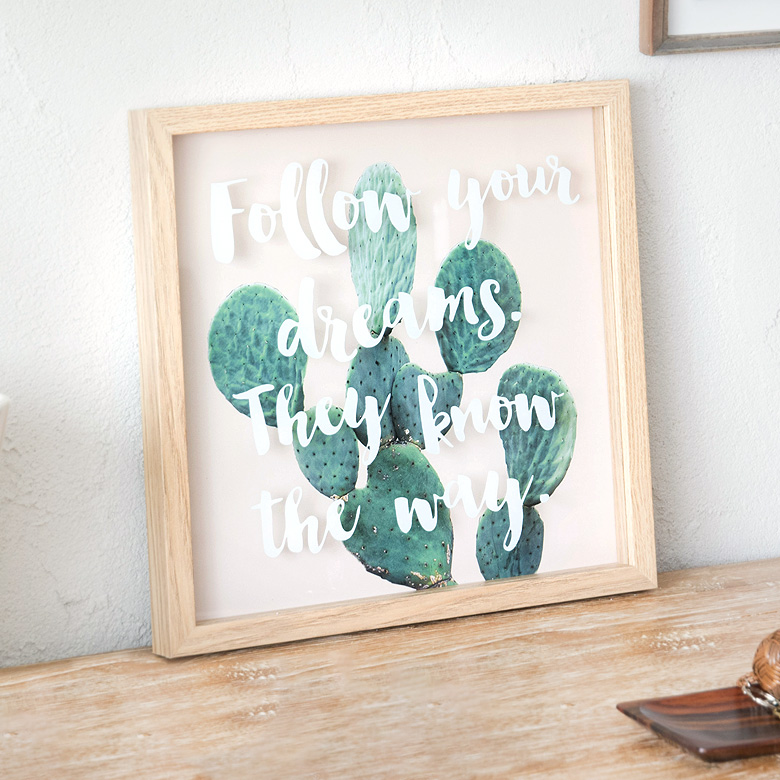 モンステラ額縁