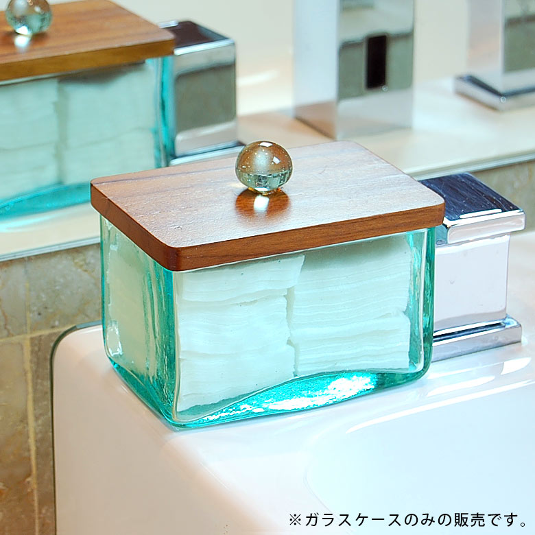 ガラスの四角いケース