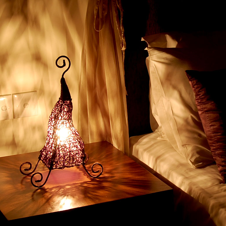 アジアン照明 ラタン編みピクシー アジアン ランプ