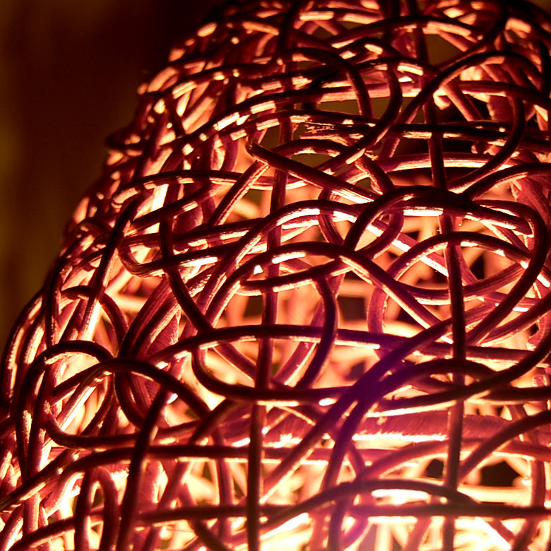 天然素材をいかした照明