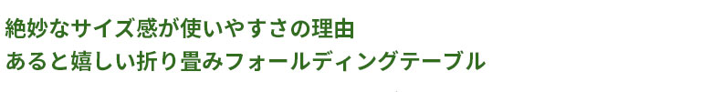 フォールディングテーブル テーブル ロースタイル 折り畳み