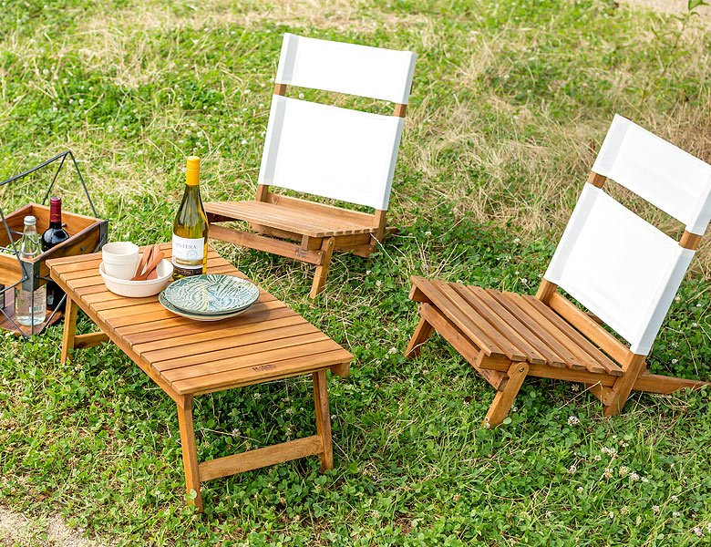 フォールディングテーブル テーブル ロースタイル 折り畳み