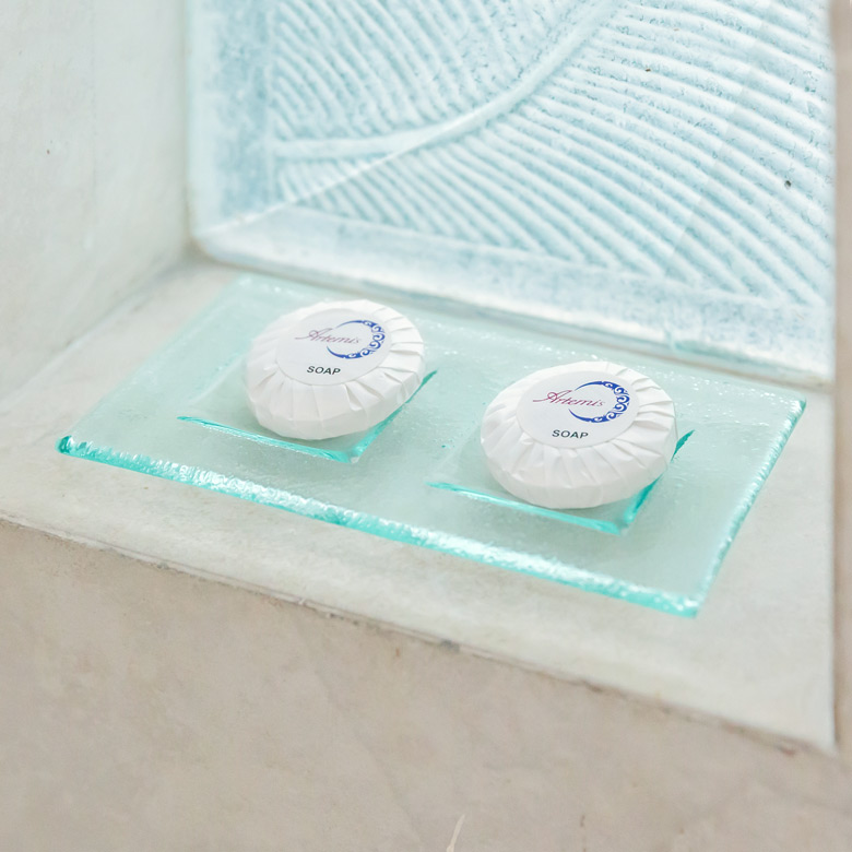 ガラスの二穴スクエア アジアン トレイ アジアン アジアン雑貨