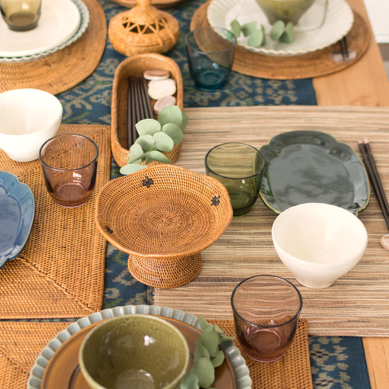 陶器の丸プレート