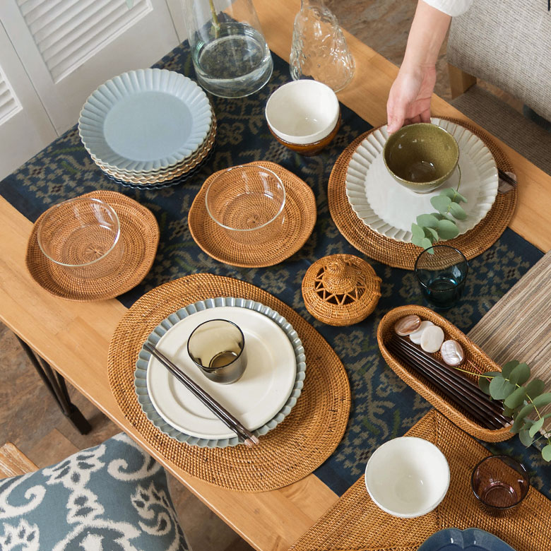 シンプルなガラスボウル