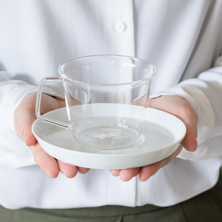 耐熱ガラスのカップは電子レンジもOK！