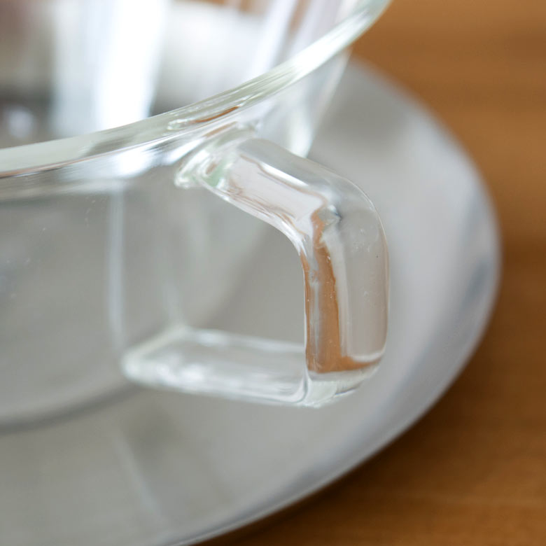 耐熱ガラスのカップは電子レンジもOK！