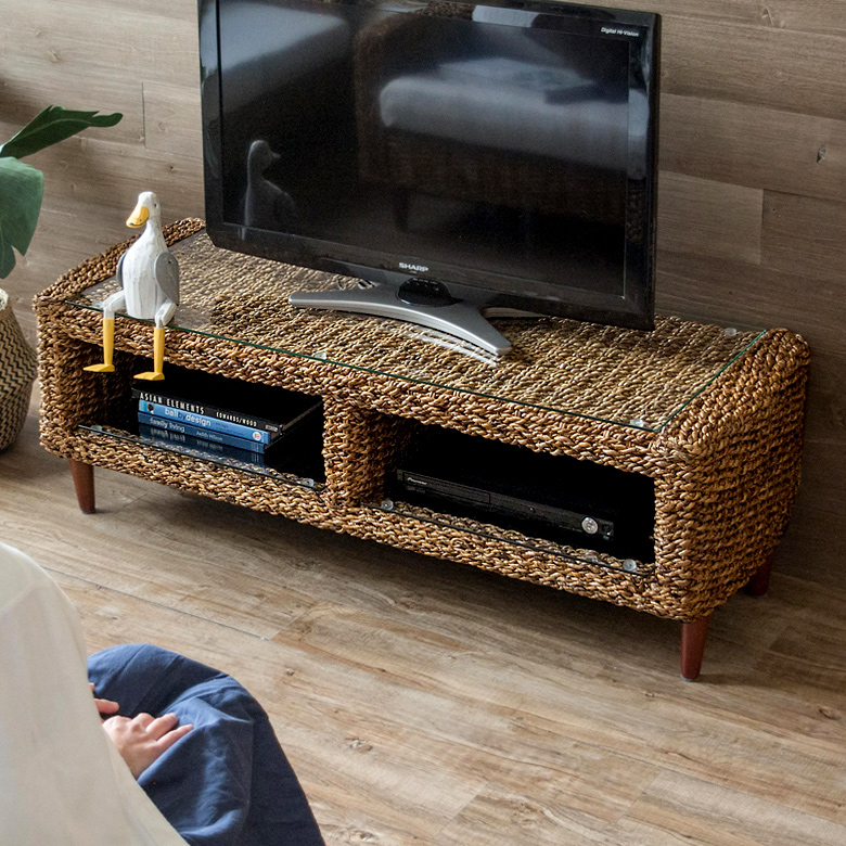 アバカ素材のテレビ台