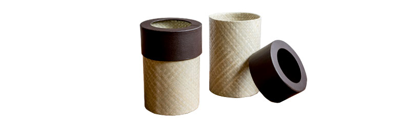 パンダンで編まれたアジアンごみ箱 丸型 ラウンド ナチュラル ブラウン